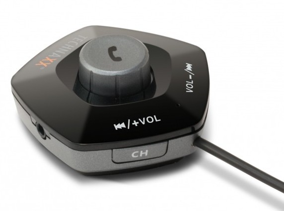 Sistema Vivavoce Bluetooth da Auto per Smartphone e Ricarica USB, 4676 TECHNAXX