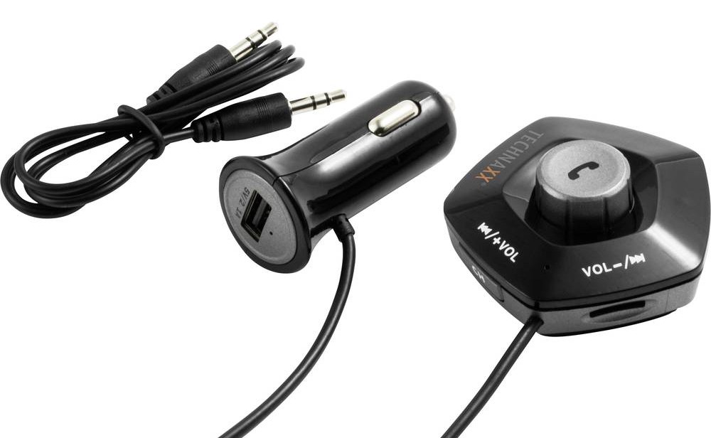 Sistema Vivavoce Bluetooth da Auto per Smartphone e Ricarica USB, 4676 TECHNAXX - immagine 4