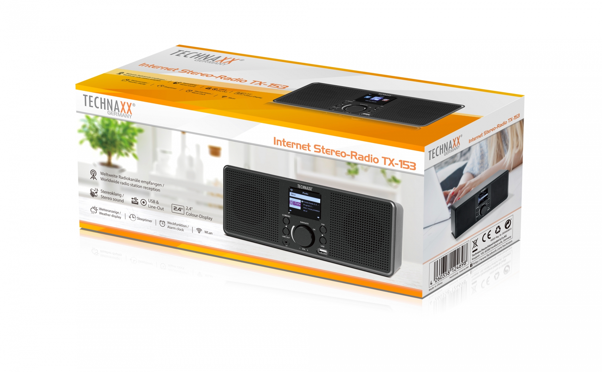 Radio Stereo Internet, TX-153 TECHNAXX - immagine 2