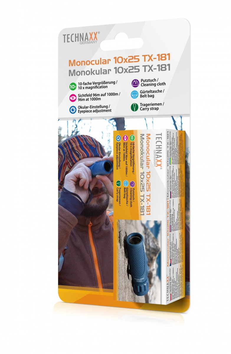 Monoculare 10x25, TX-181 TECHNAXX - immagine 2