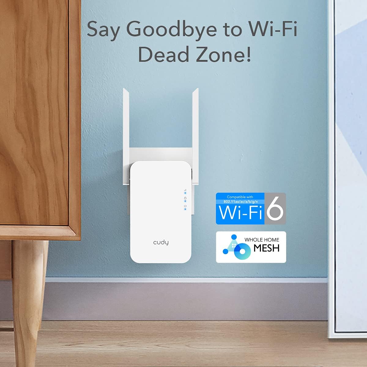 Extender WiFi Dual Band Booster Wireless AX1800, RE1800 CUDY - immagine 7