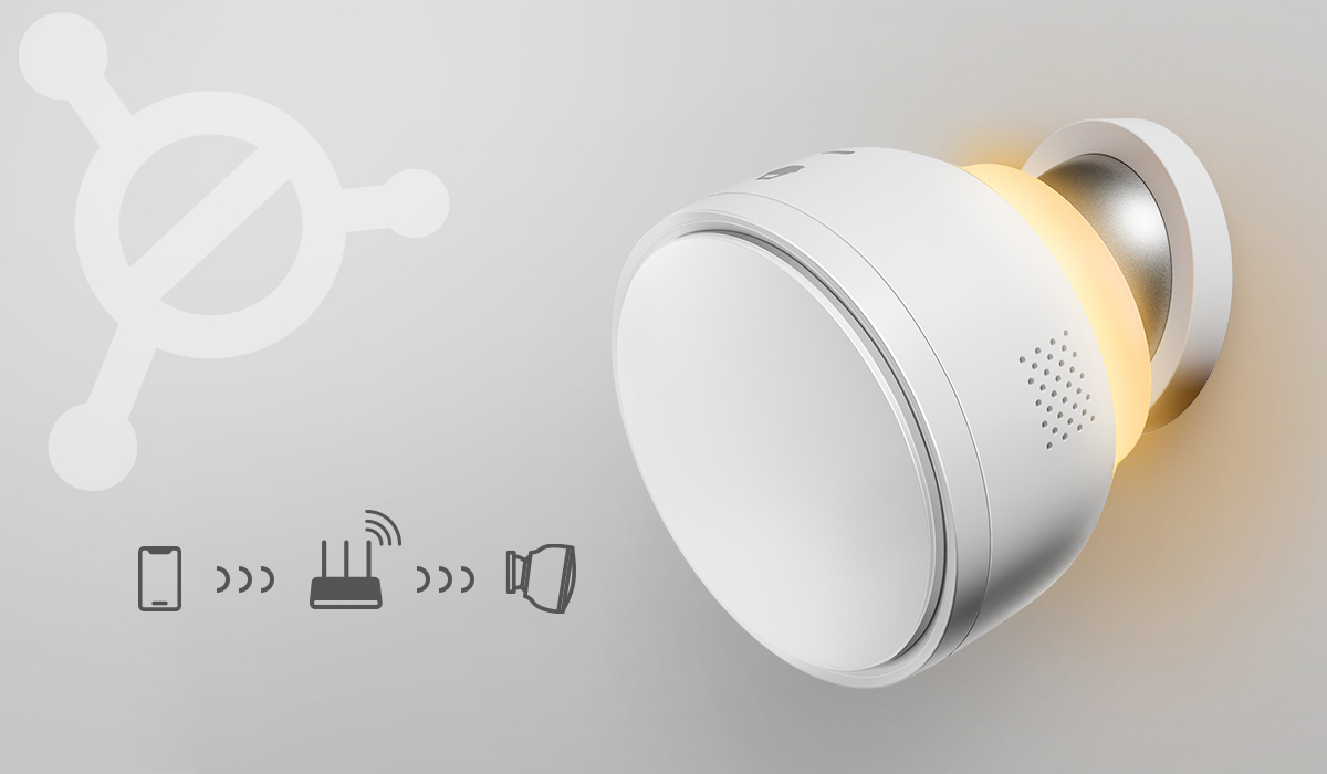 Sensore Multiuso Wireless a Due Modalità Operative da Parete o Scrivania, DML-100 CHUANGO - immagine 3
