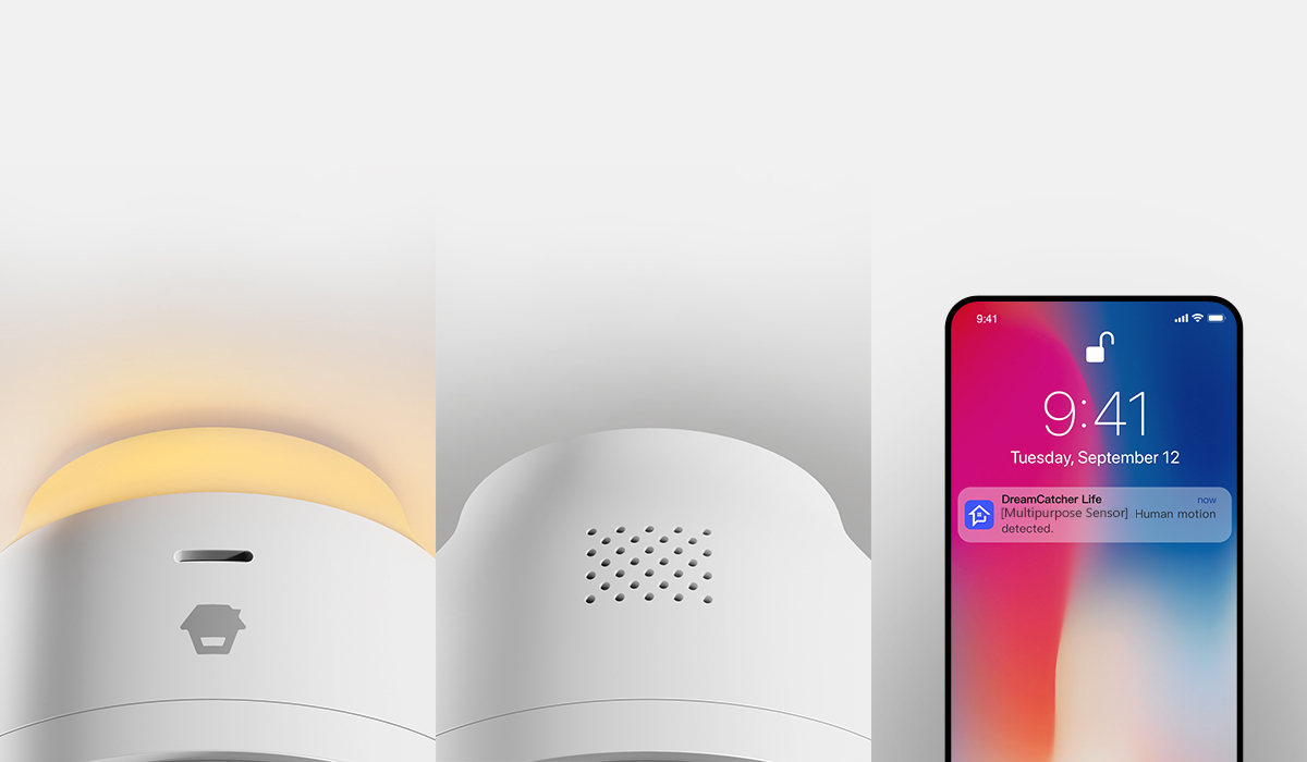 Sensore Multiuso Wireless a Due Modalità Operative da Parete o Scrivania, DML-100 CHUANGO - immagine 8