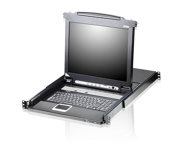 Switch KVM LCD a Binario Singolo PS2-USB VGA a 16 porte 19'', CL5716N ATEN - immagine 4