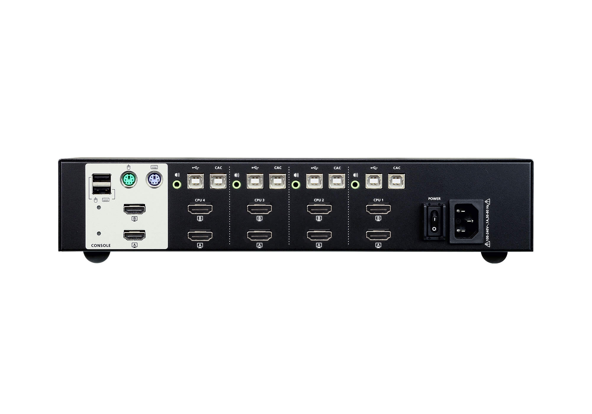 Switch KVM Schermo Doppio USB HDMI 4 porte, CS1144H ATEN - immagine 2