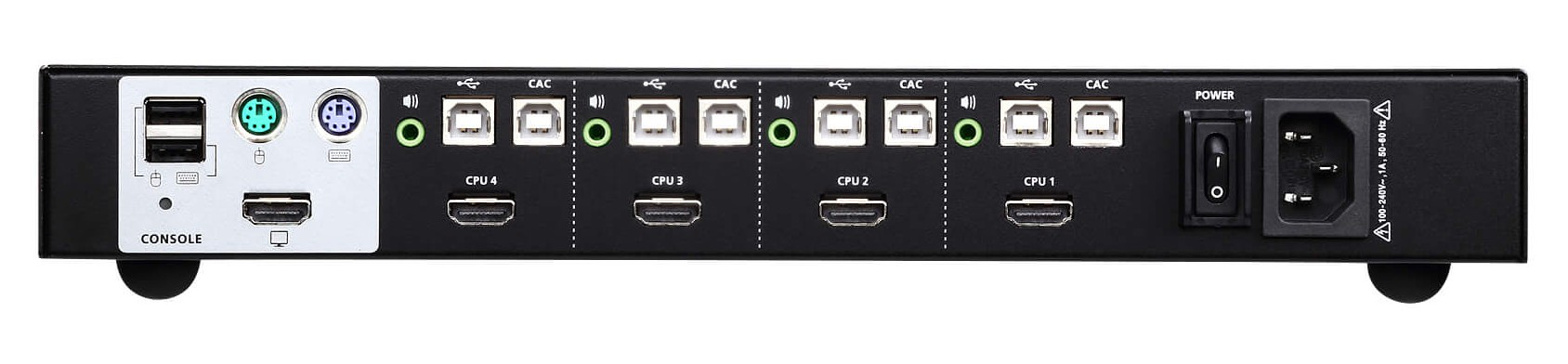 Switch KVM USB HDMI per la sicurezza a 4 Porte, CS1184H ATEN - immagine 2