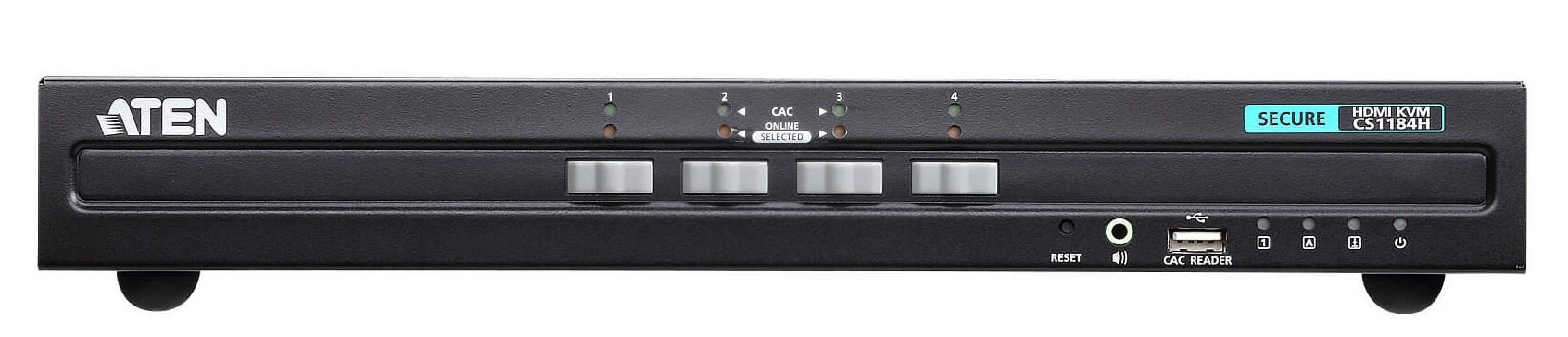 Switch KVM USB HDMI per la sicurezza a 4 Porte, CS1184H ATEN