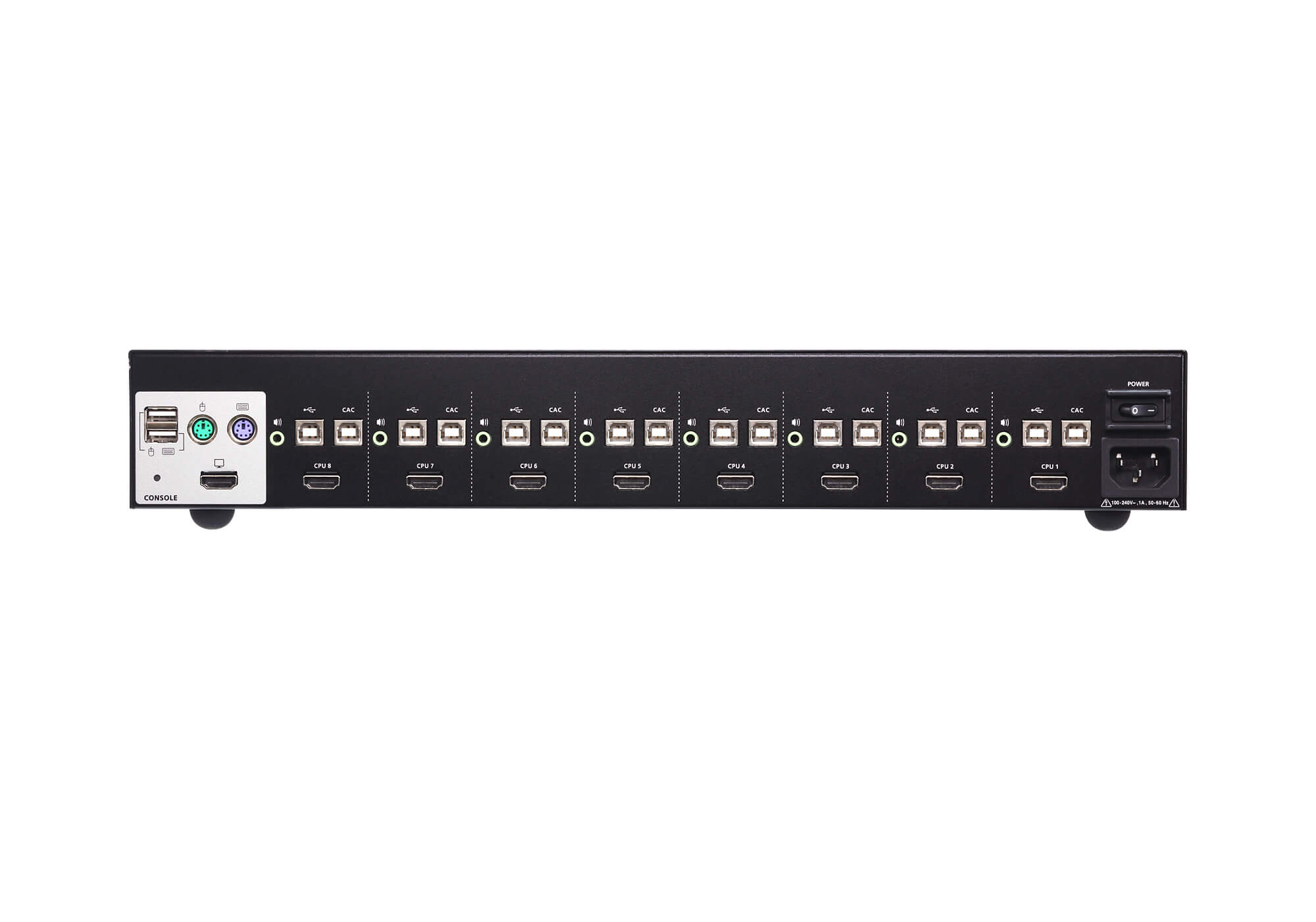 Switch KVM USB HDMI per la sicurezza a 8 porte, CS1188H ATEN - immagine 2