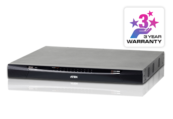 Switch KVM over IP Cat.5 a 24 porte 1 locale/2 remoti, KN2124VA ATEN