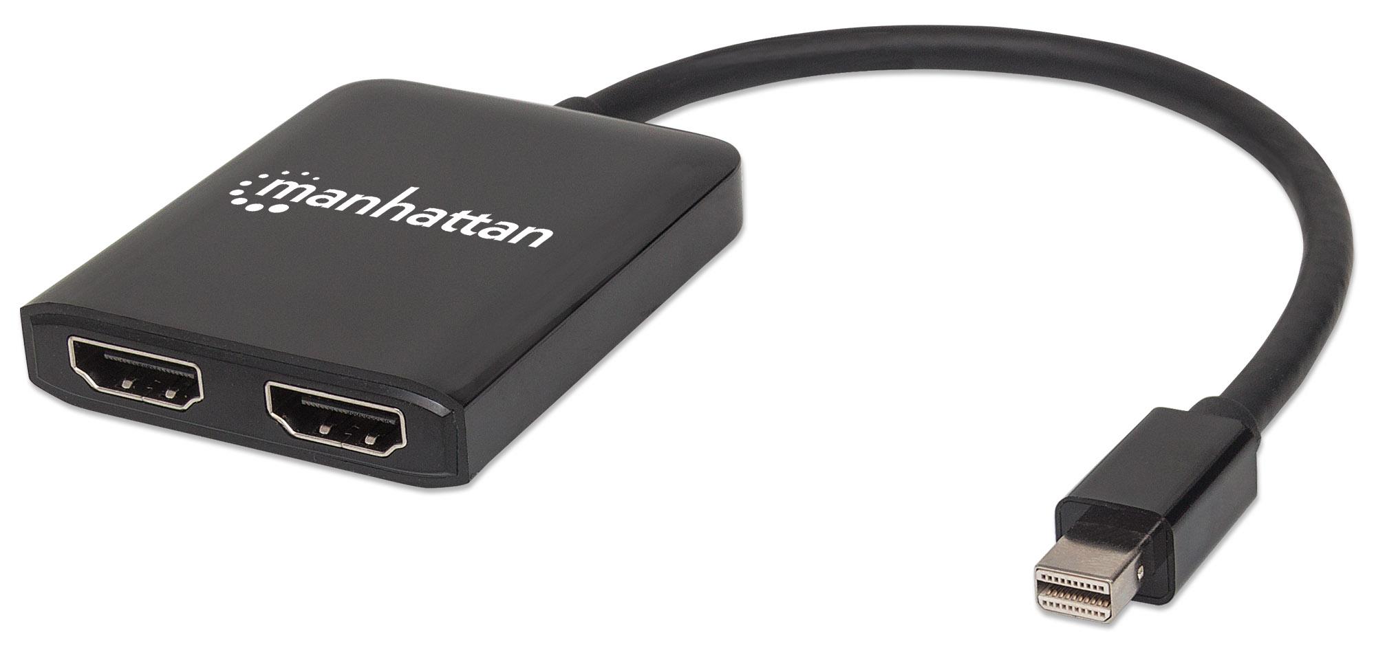 Splitter Hub Mini DisplayPort a 2 porte HDMI con MST MANHATTAN