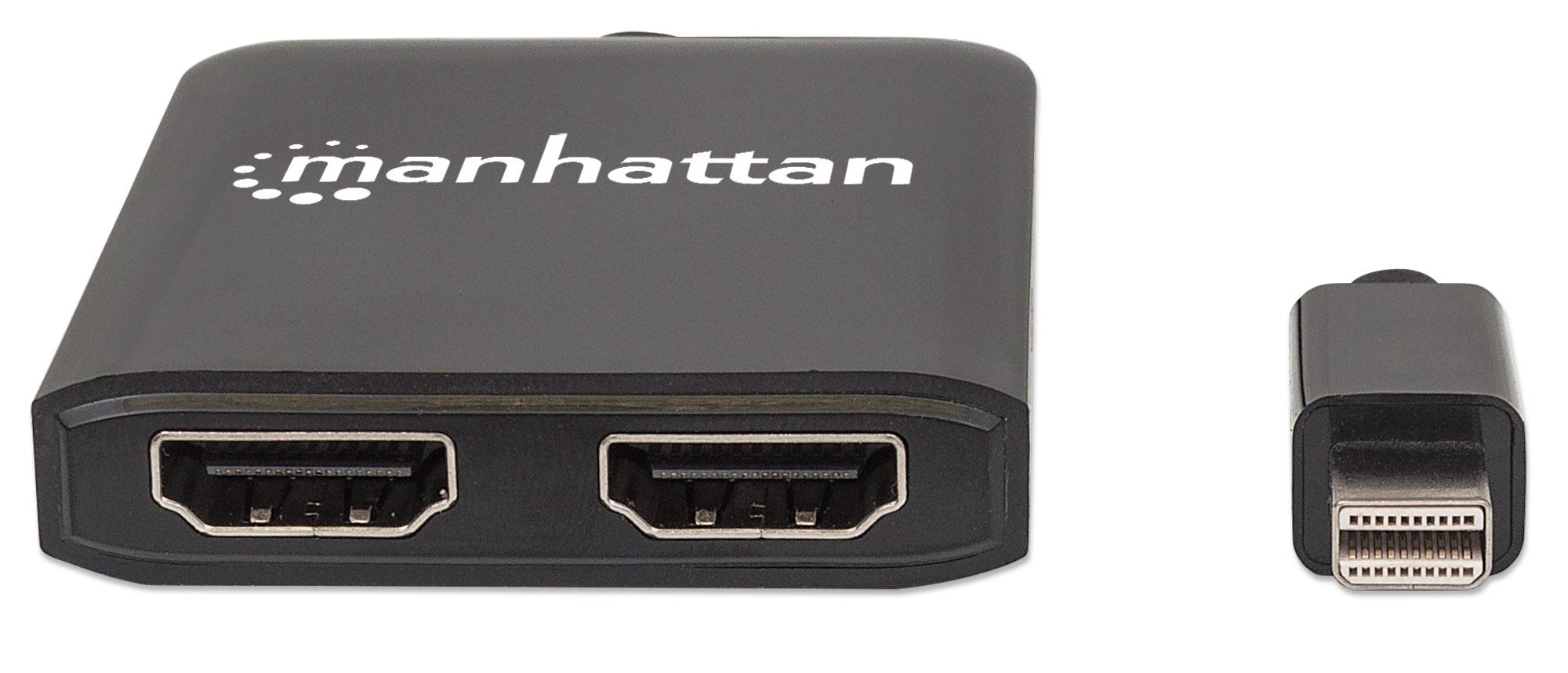 Splitter Hub Mini DisplayPort a 2 porte HDMI con MST MANHATTAN - immagine 3
