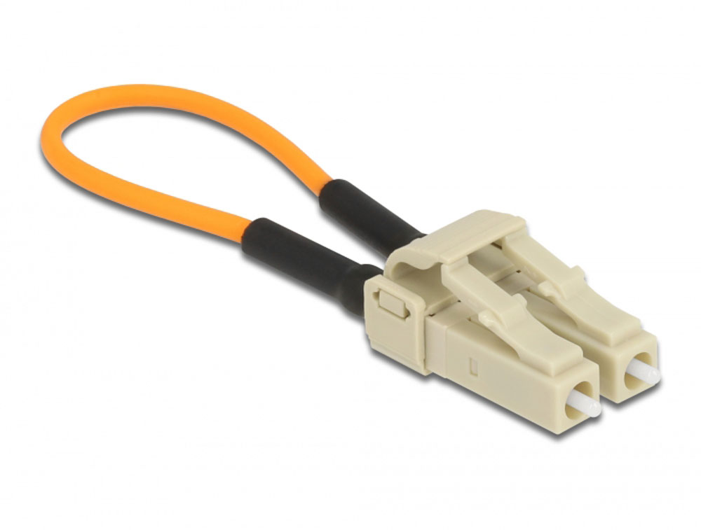 Cavo di Prova Accoppiatore Loopback Fibra Ottica Multimodale OM1 LC - immagine 2