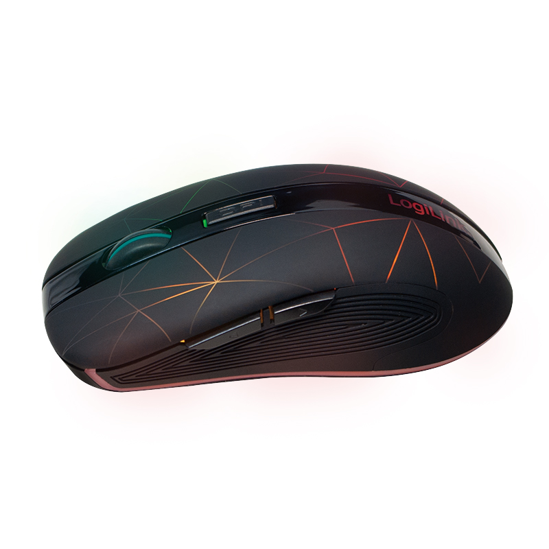 Mouse Ottico Wireless 2.4GHz 1600dpi Retroilluminato LOGILINK - immagine 4