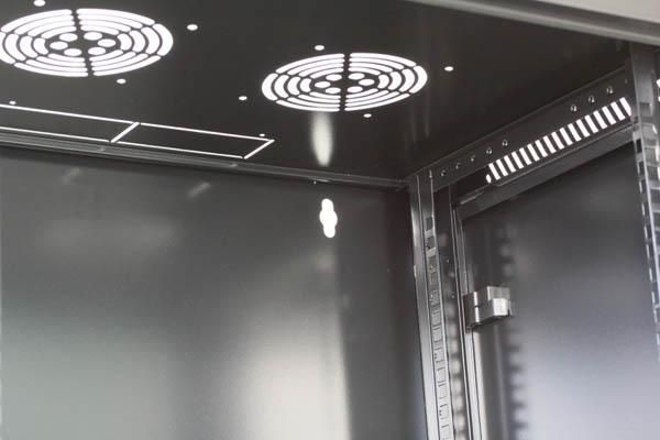 Armadio Rack 19'' a muro 9 unità prof.450 Nero da Assemblare Techly TECHLY PROFESSIONAL - immagine 8
