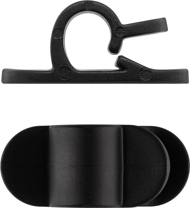 Clip Fermacavo Set da 6 pz Nero GOOBAY - immagine 6