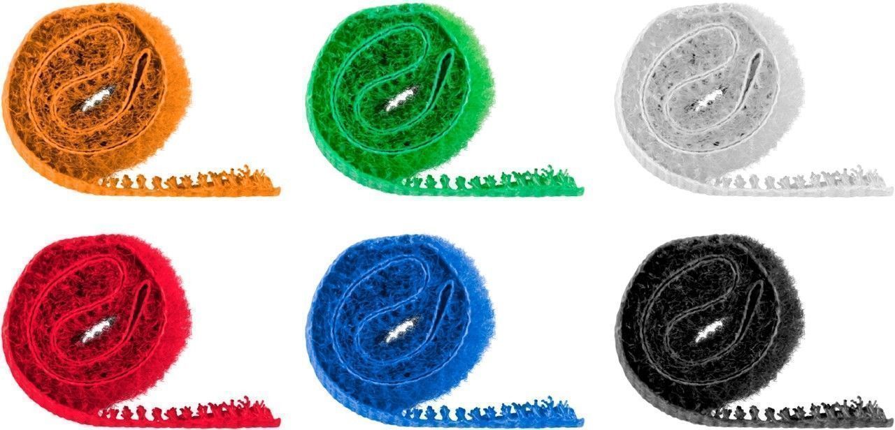 Fascette Fermacavo Multicolor in Velcro Set da 6 pz GOOBAY - immagine 3