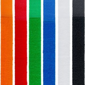 Fascette Fermacavo Multicolor in Velcro Set da 6 pz GOOBAY
