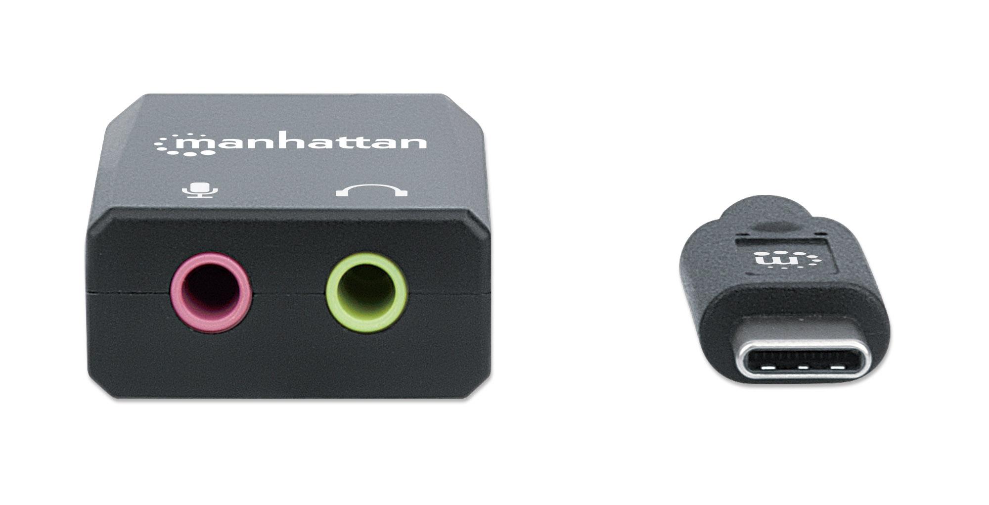 Adattatore Audio USB-C™ MANHATTAN - immagine 4