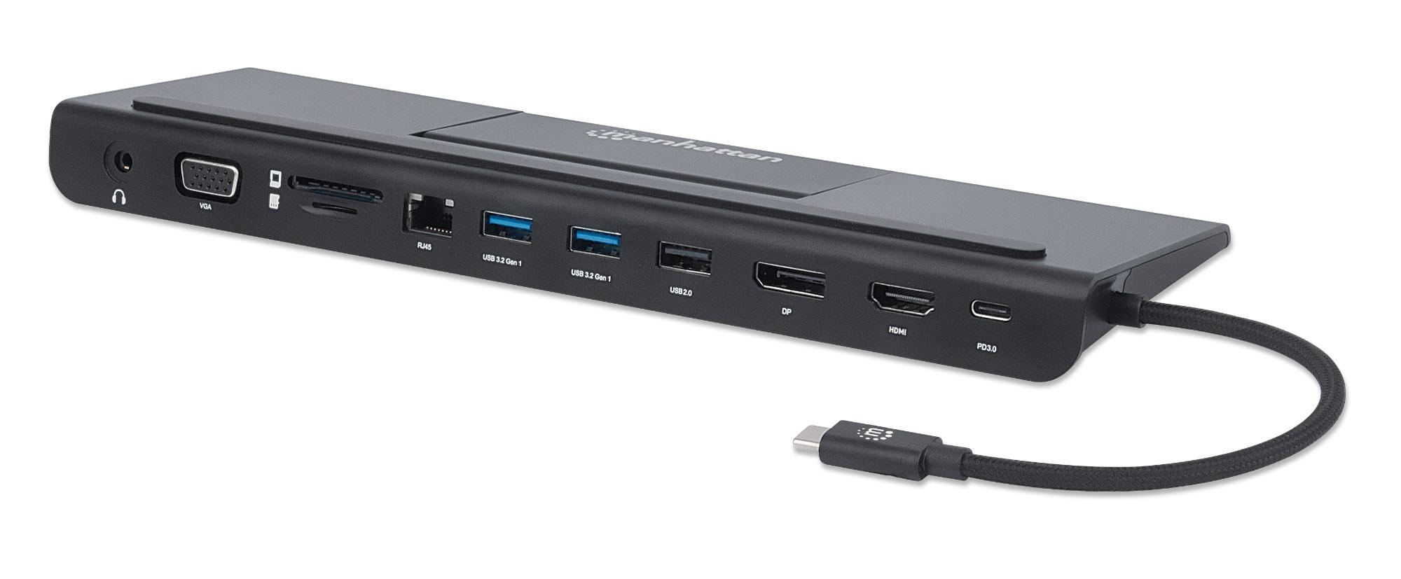 Docking Station USB-C™ 11-in-1 Triplo monitor con MST MANHATTAN - immagine 3