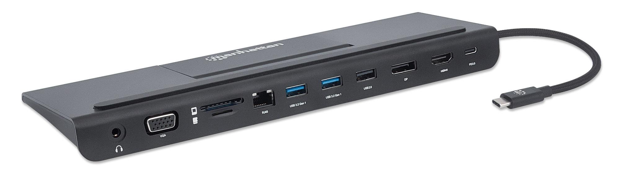 Docking Station USB-C™ 11-in-1 Triplo monitor con MST MANHATTAN - immagine 5