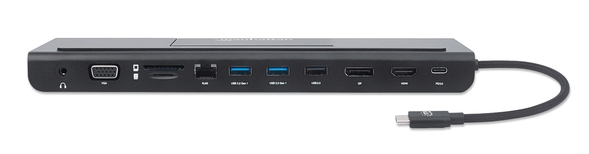 Docking Station USB-C™ 11-in-1 Triplo monitor con MST MANHATTAN - immagine 6