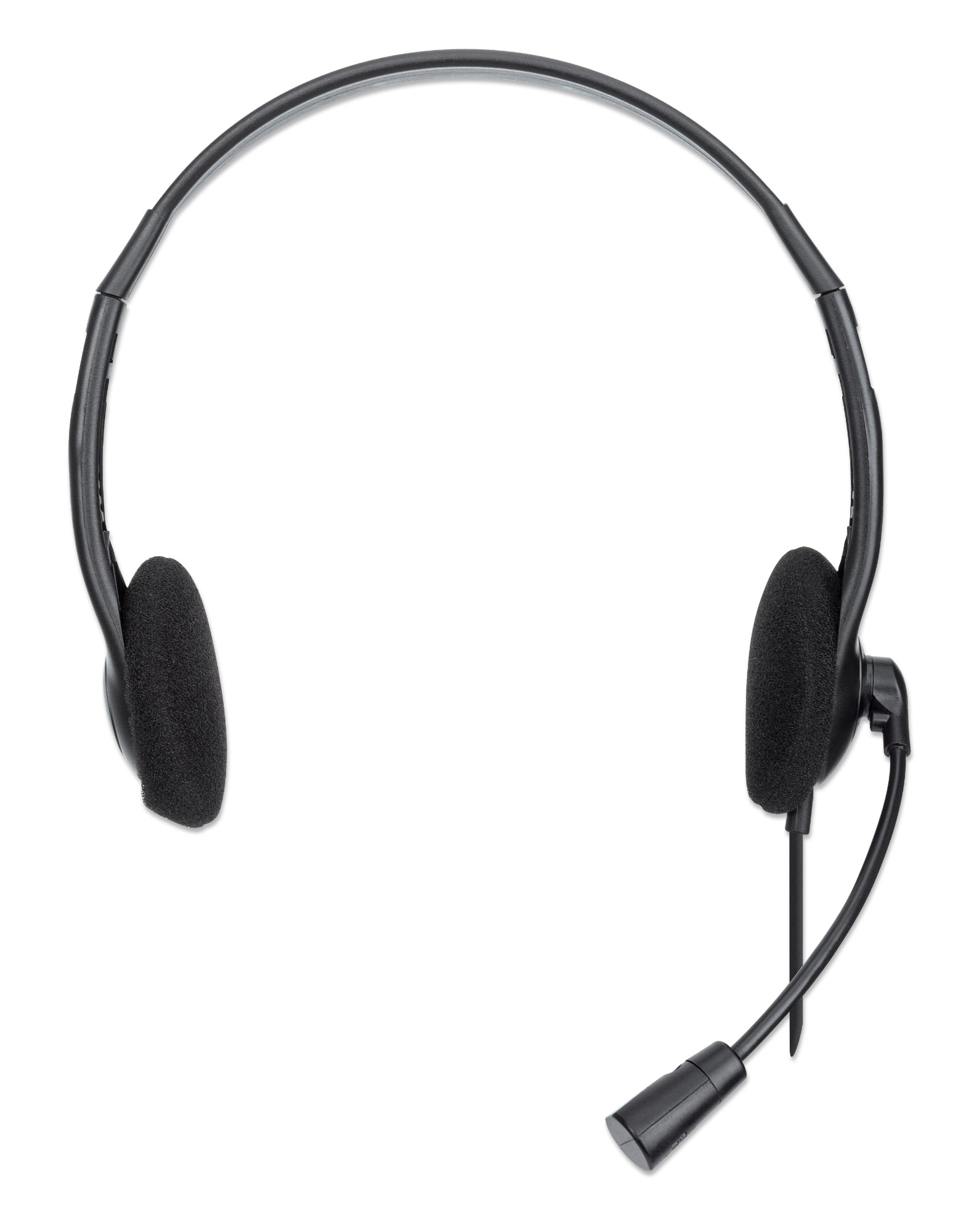 Cuffia Stereo On Ear USB con Microfono Cavo 1.5m Nero MANHATTAN - immagine 5
