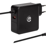 Alimentatore 60W USB con Cavo USB-C Nero MANHATTAN