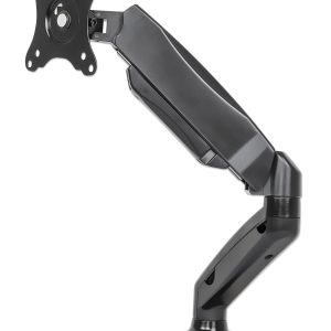 Supporto da Scrivania in Alluminio per Monitor 13-27'' con Molla a Gas MANHATTAN