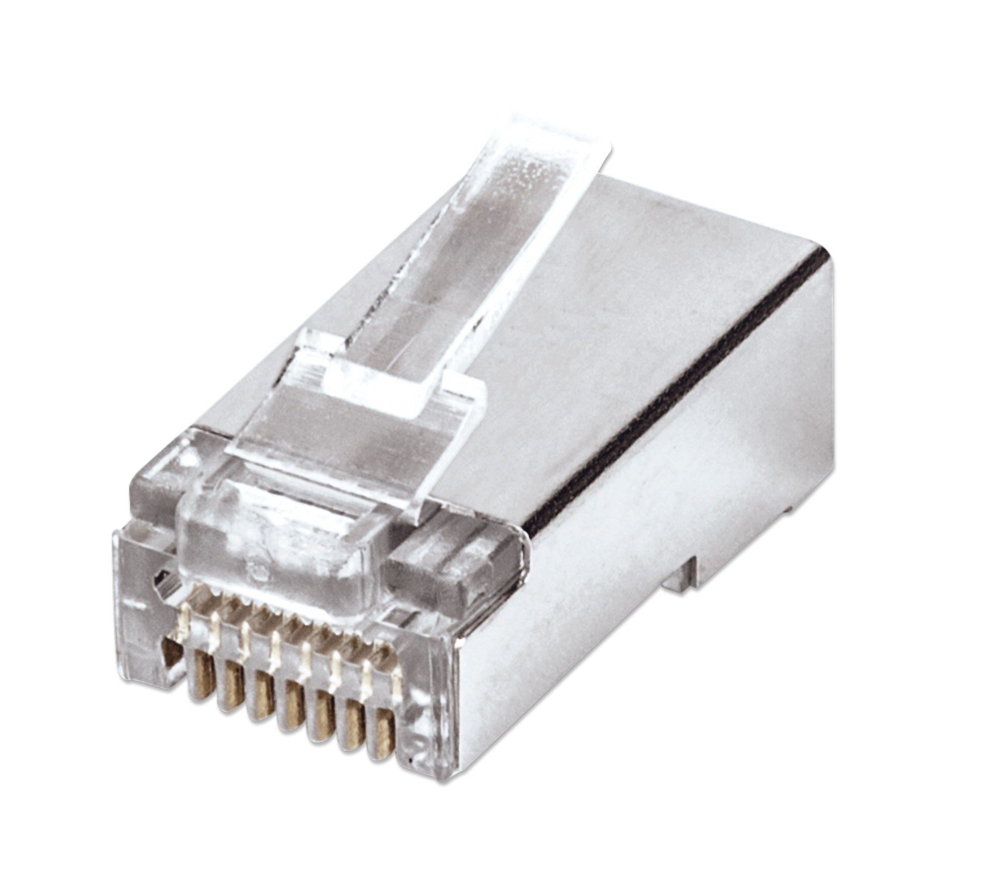 Confezione 50 plug modulari RJ45 passanti Cat5e FastCrimp INTELLINET
