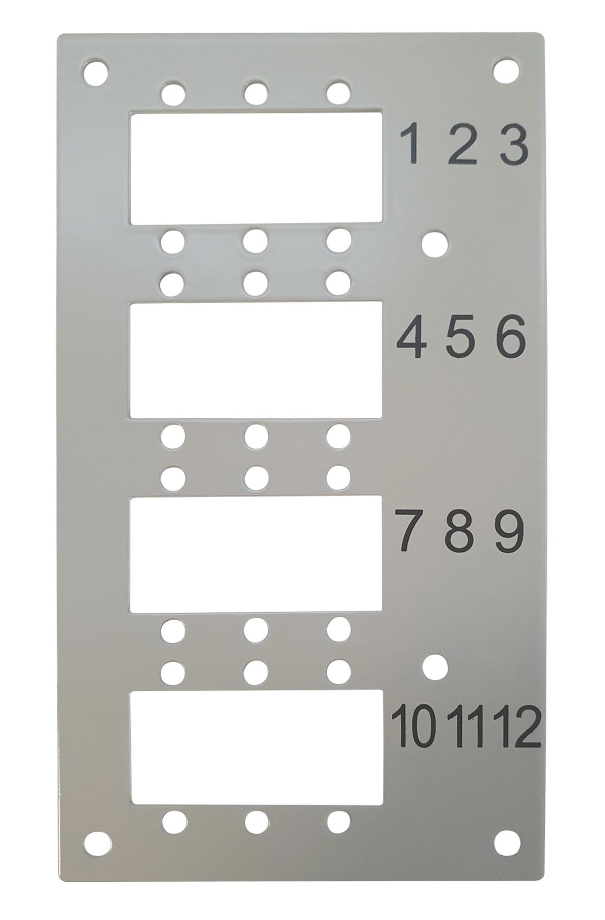 Pannello Frontale 12 Connessioni SC sx/LC dx per Box Ottico OEM