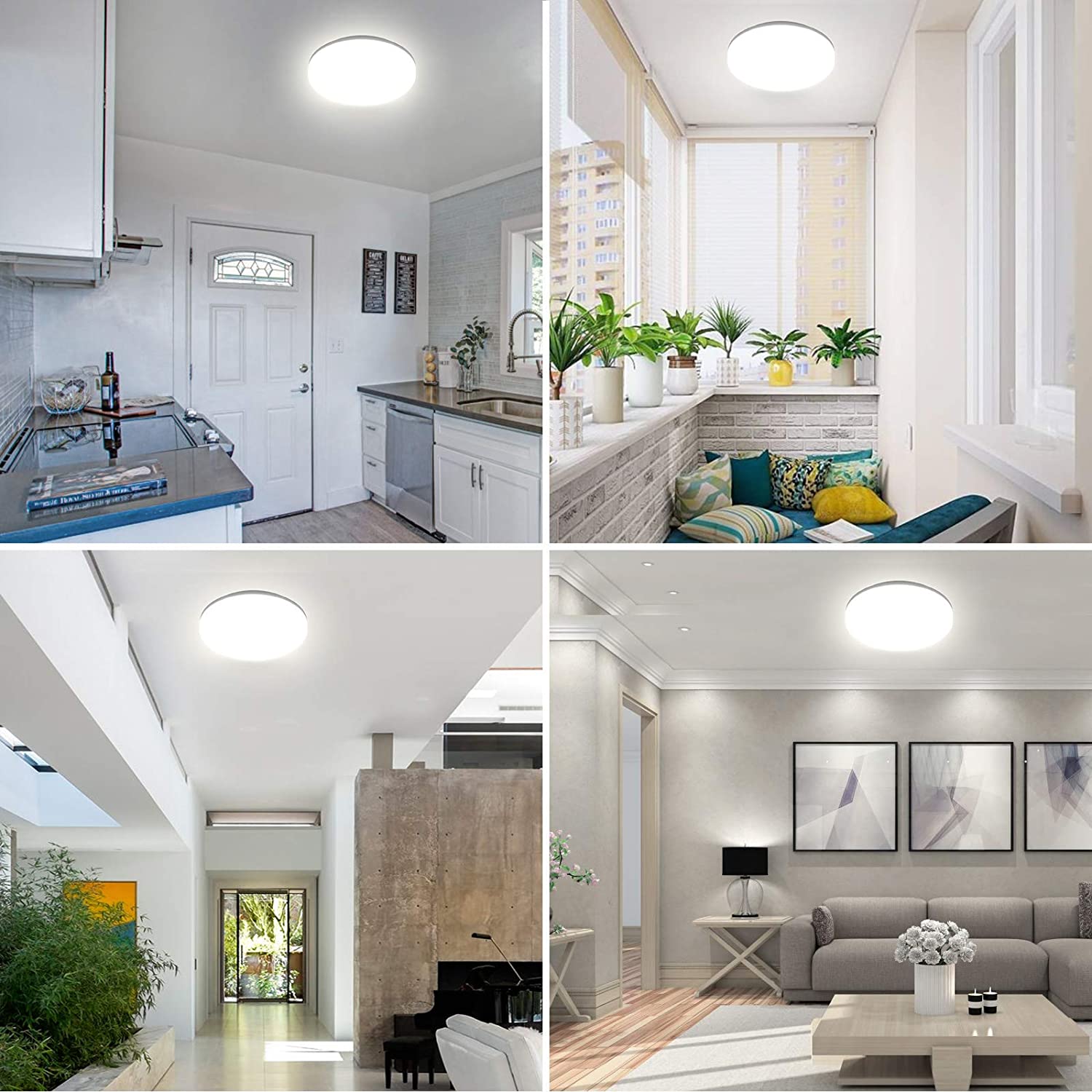 Plafoniera LED Intelligente WiFi Dimmerabile Soffitto Alexa, R5111 WOOX - immagine 6