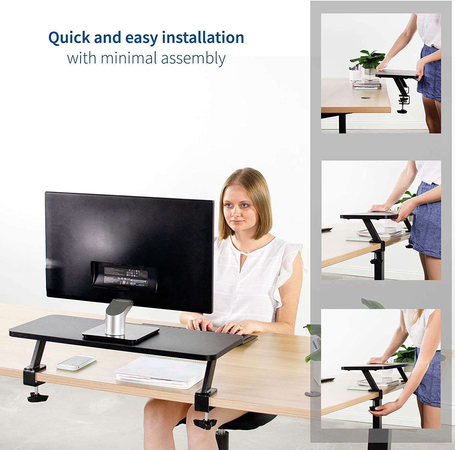 Rialzo per Monitor 13''-32'' da Scrivania Larghezza 650mm LOGILINK - immagine 6