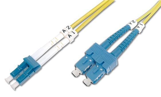 Cavo Fibra Ottica Monomodale 15m - SC/LC OS2 9/125 TECHLY PROFESSIONAL