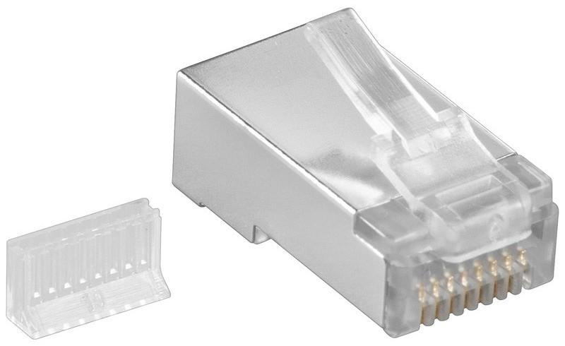 Plug Cat. 5E RJ45 per Cavo Tondo STP con Inseritore INTELLINET