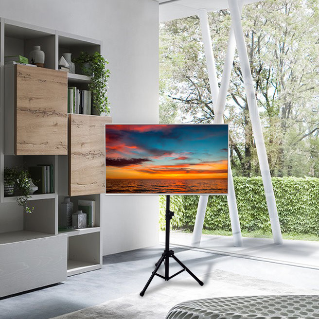 Treppiede Altezza Regolabile per Proiettore Laptop Notebook TV TECHLY - immagine 5