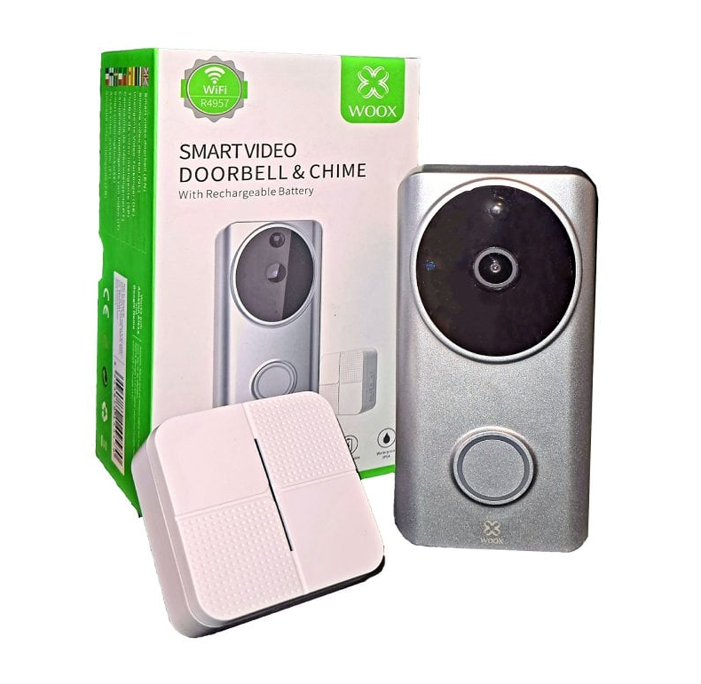 Videocitofono Smart WiFi con Campanello a 58 Melodie WOOX - immagine 2
