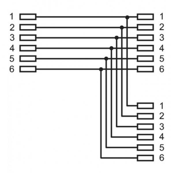 Accoppiatore telefonico per connessioni 2 x 6P4C Femmina-Femmina INTELLINET - immagine 3