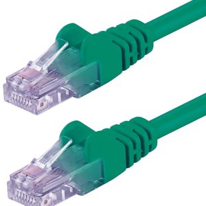 Cavo di rete Patch Cat. 5e in Rame Verde 20m INTELLINET