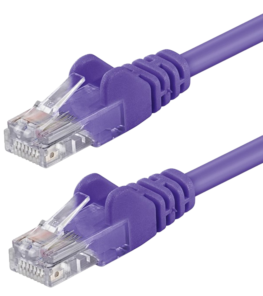 Cavo di Rete Viola 3m Cat. 5e - Patch UTP INTELLINET