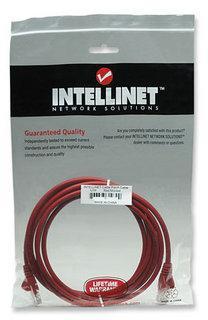 "Cavo di Rete Patch Rosso 20m Cat. 5e in Rame UTP" INTELLINET - immagine 2