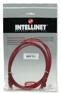 Cavo di Rete Patch Rosso Cat. 6A UTP 1m INTELLINET - immagine 2