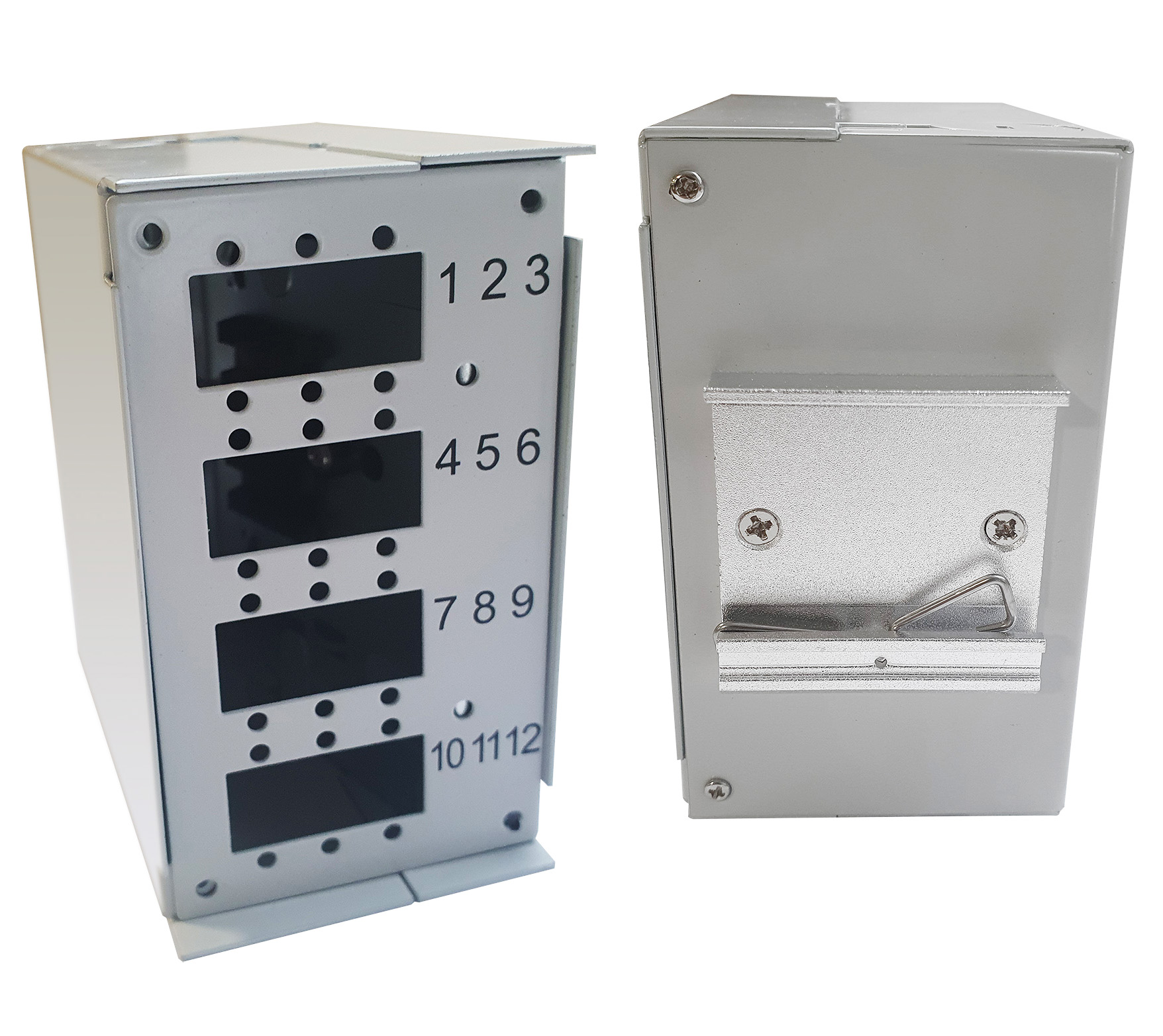 Mini Box Ottico su Barra DIN senza Pannello Frontale TECHLY PROFESSIONAL - immagine 2