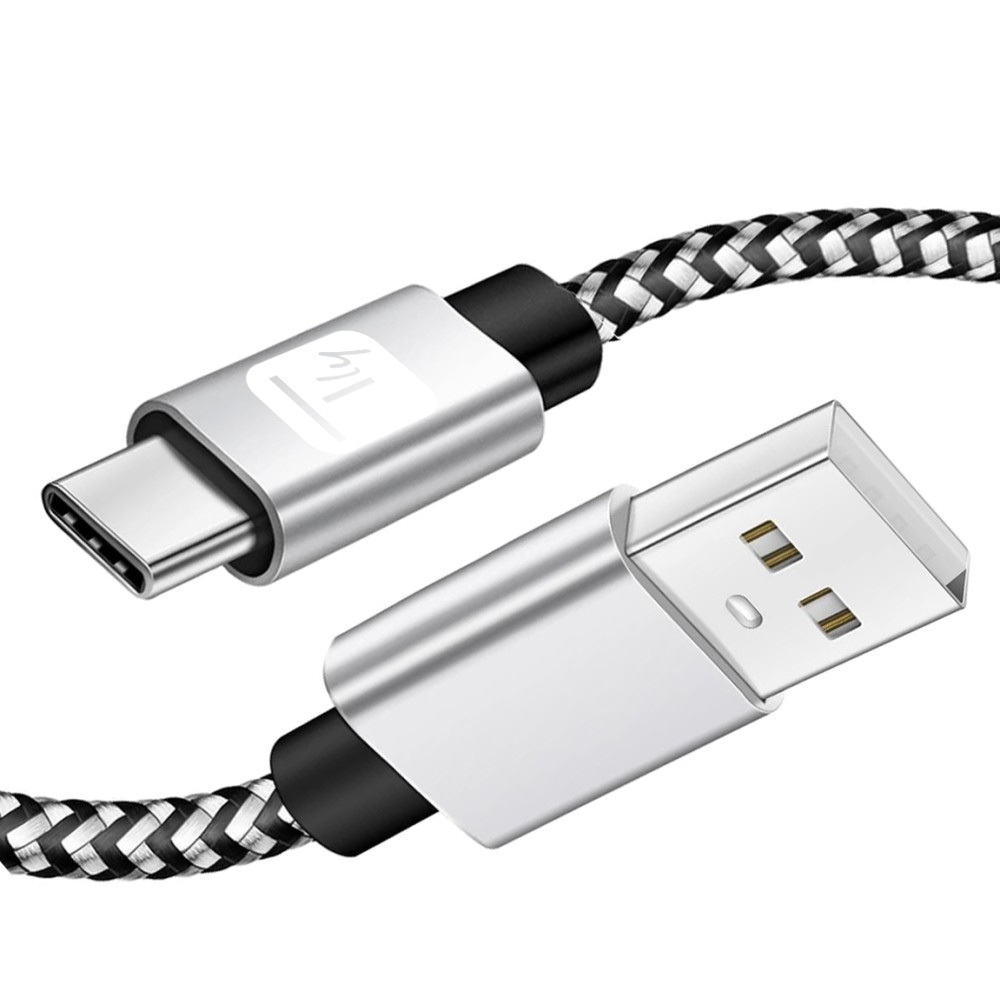 Cavo USB A Maschio 2.0 / USB-C™ Maschio 3A 0,5 m Alluminio TECHLY - immagine 2