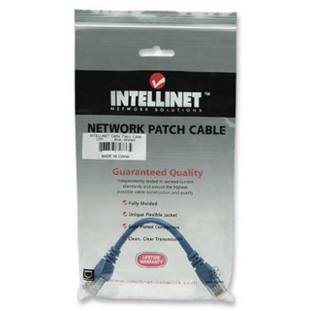 Cavo di Rete Blu Cat. 6 UTP 0,5m INTELLINET - immagine 2