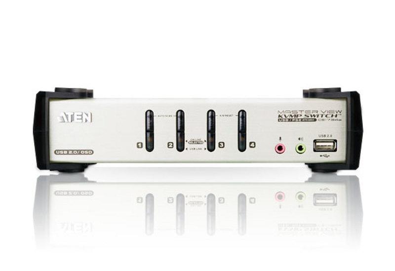 Switch KVM 4 porte con audio e VGA, CS-1734B ATEN - immagine 2