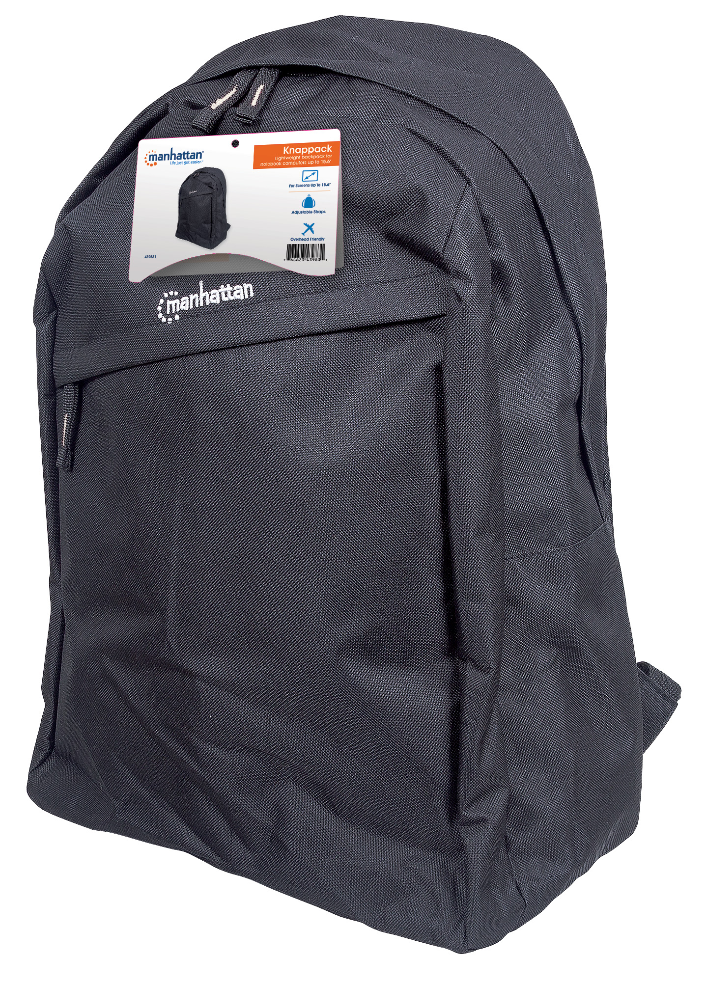 Zainetto per Notebook 15.6'' Knappack Nero MANHATTAN - immagine 2