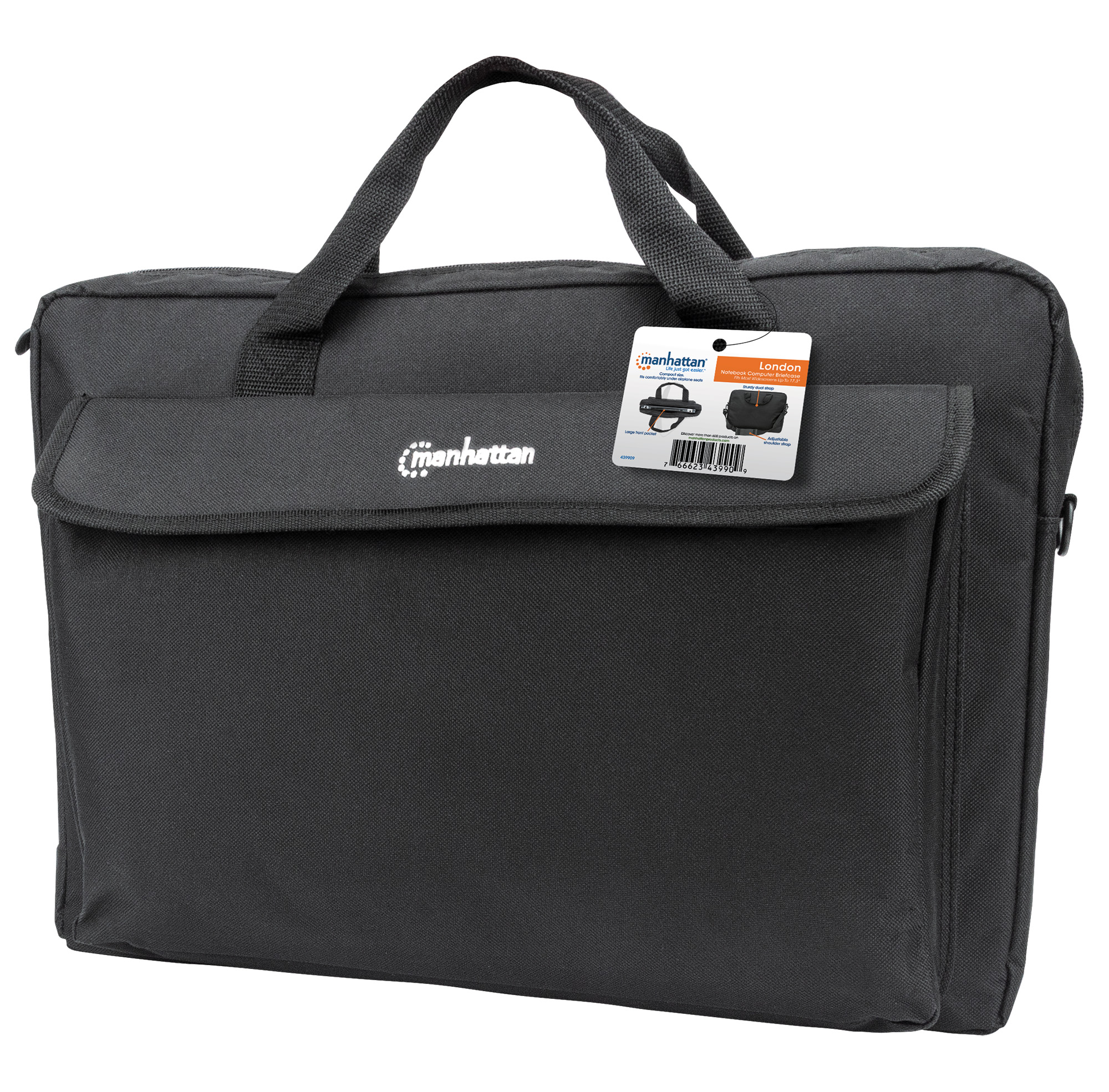Borsa per Notebook 17,3'' London Nero MANHATTAN - immagine 2