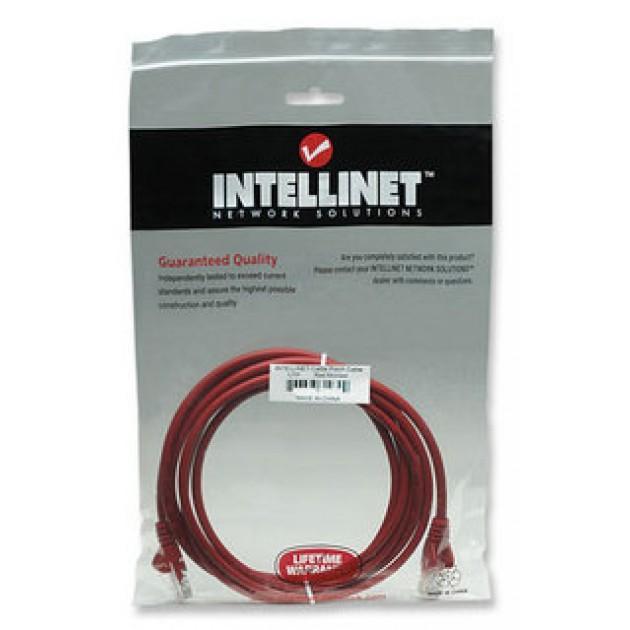 Cavo di Rete Patch Rosso Cat. 6 UTP 3m INTELLINET - immagine 2