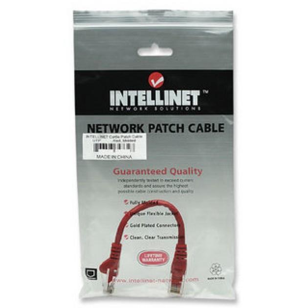 Cavo di Rete Patch Rosso Cat. 6 UTP 0,5m INTELLINET - immagine 2