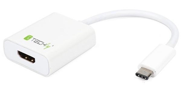 Cavo Convertitore Adattatore da USB-C™ M a HDMI 1.4 F TECHLY